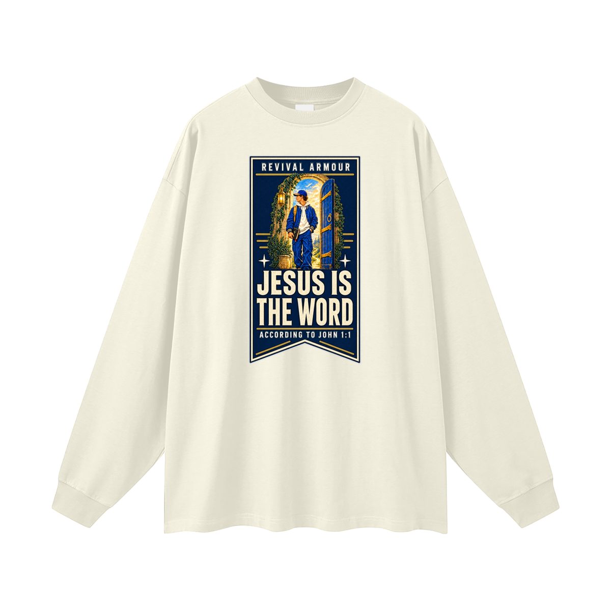 JESUS IS THE WORD ACCORDING TO JOHN 1:1 Long Sleeve T-Shirt