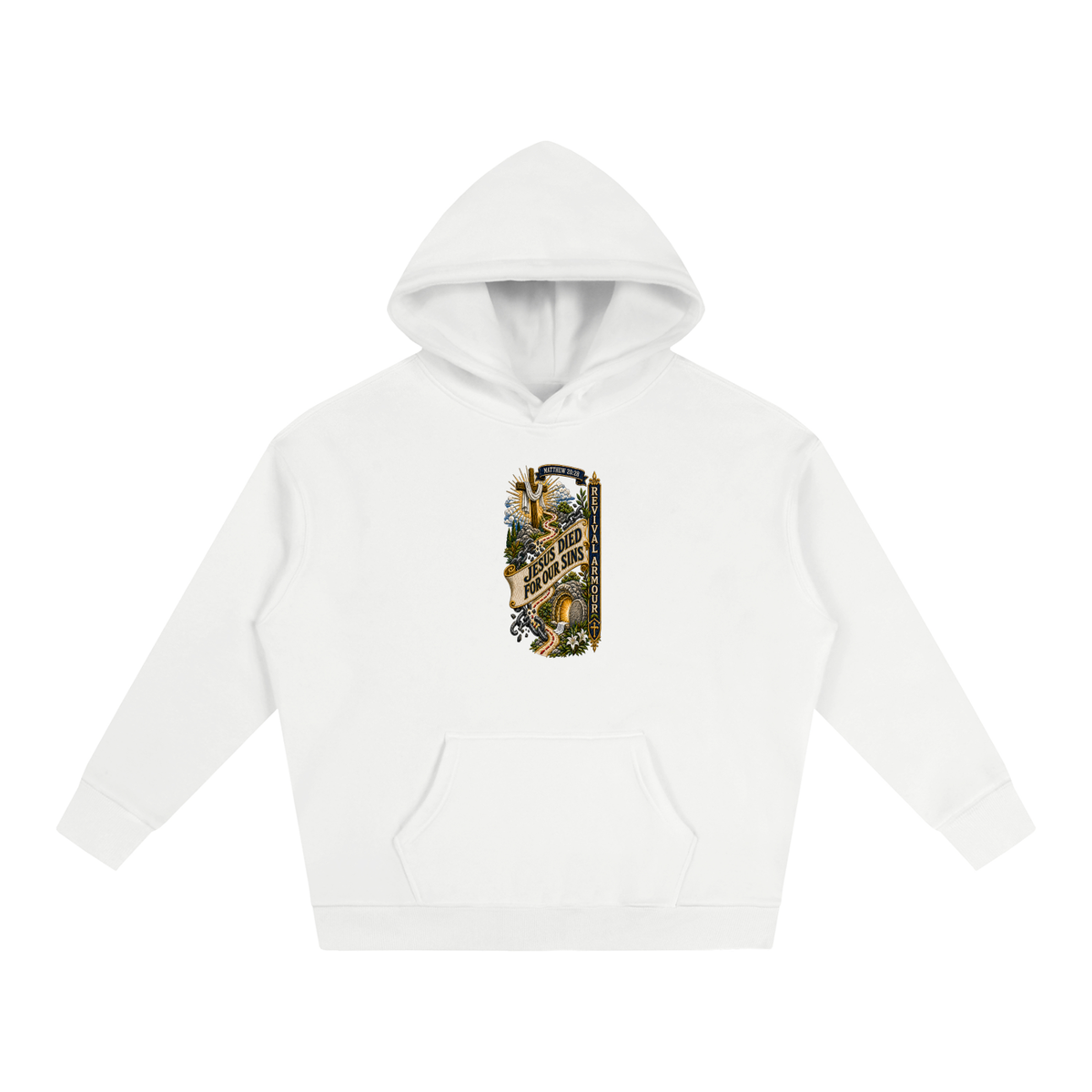 MATTHEW 20:28 Jesus died for our sins REVIVAL ARMOUR Hoodie