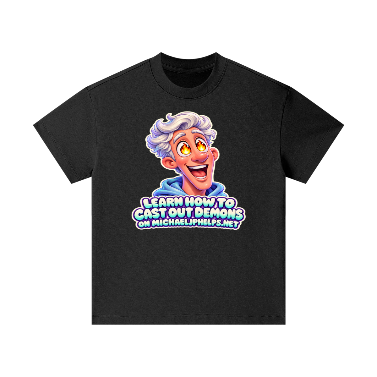 LEARN HOW TO CAST OUT DEMONS ON MICHAELJPHELPS.NET Kids T-Shirt