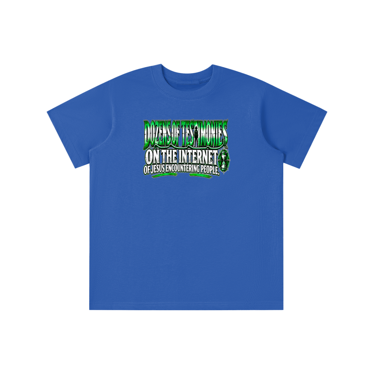 DOZENS OF TESTIMONIES ON THE INTERNET OF JESUS ENCOUNTERING PEOPLE. youth T-shirt