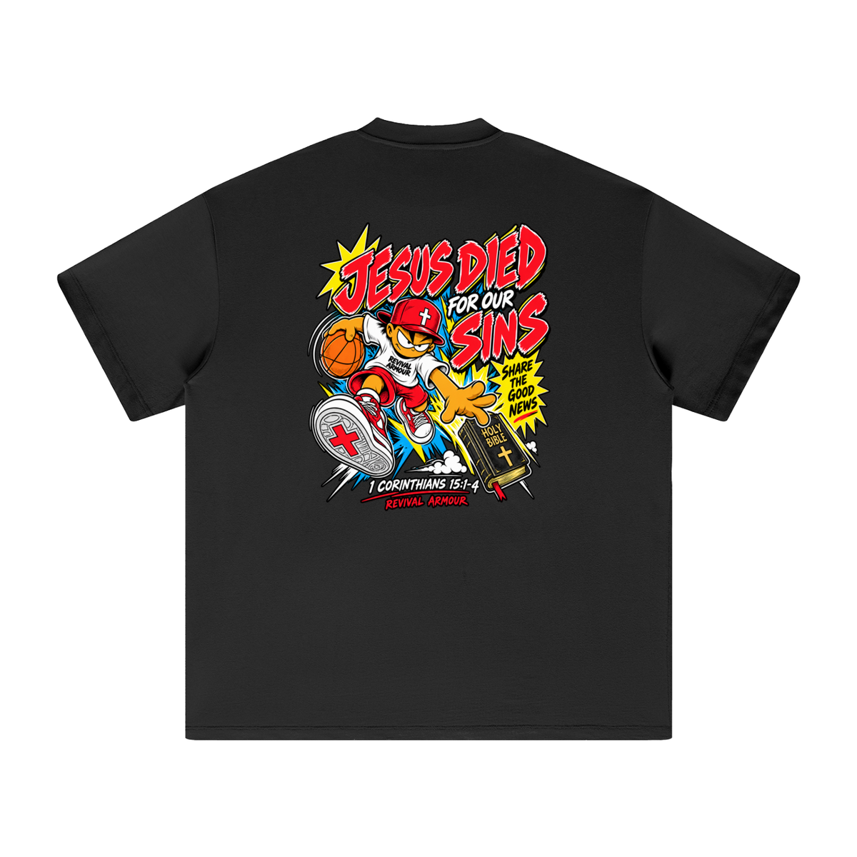 REVIVAL EST. 2026 ARMOUR JESUS DIED FOR OUR SINS T-Shirt