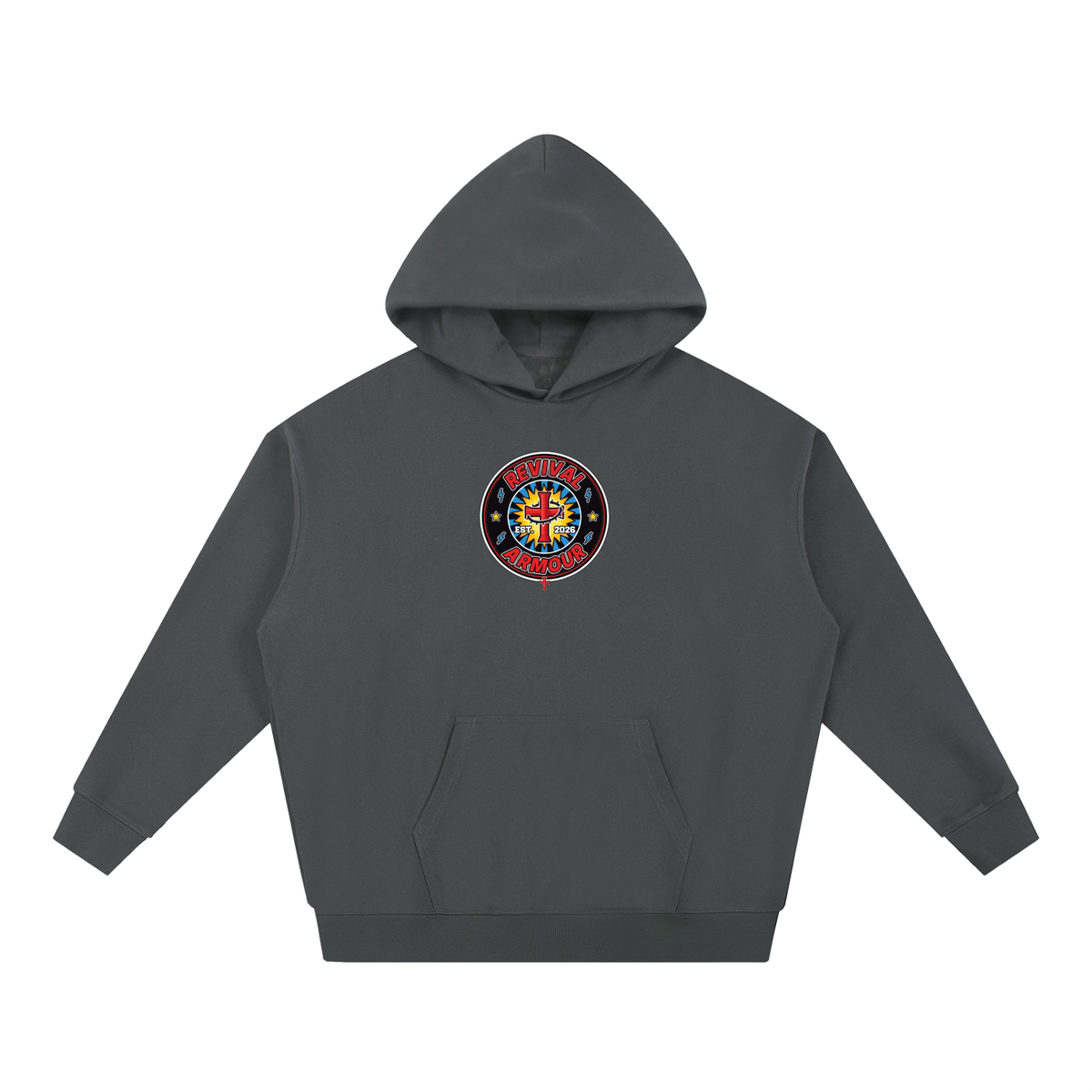 REVIVAL EST. 2026 ARMOUR JESUS DIED FOR OUR SINS Hoodie