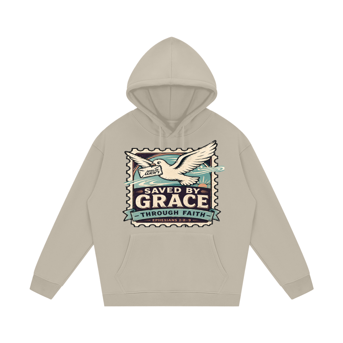 Saved by Grace through faith Hoodie