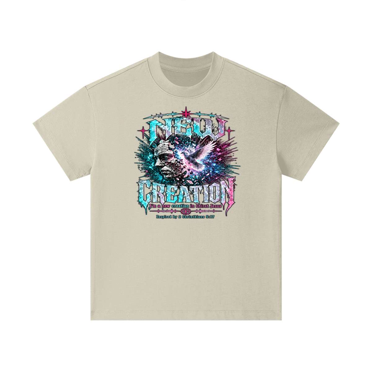 NEW CREATION I'm a new creation in Chirst Jesus Inspired by 2 Corinthians 5:17 Kids T-Shirt