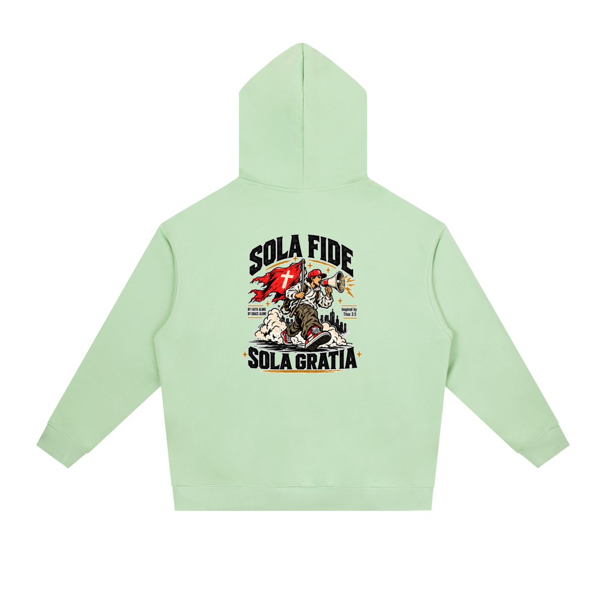 "Sola Fide / Sola Gratia" – Latin for "Faith Alone / Grace Alone." Hoodie