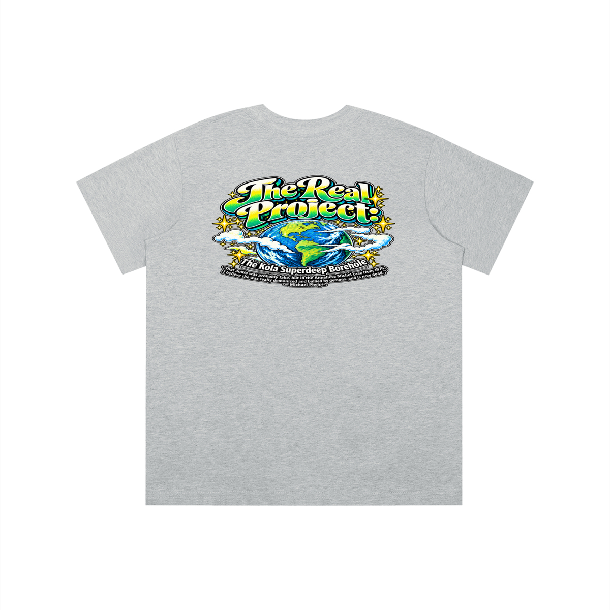 REDEEMED BY THE OF JESUS ACCORDING TO EPHESIANS 1:7 THE REAL PROJECT: THE KOLA SUPERDEEP BOREHOLE youth T-shirt