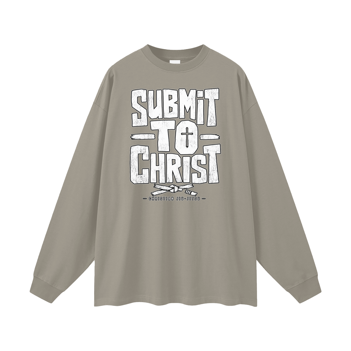 SUBMIT TO CHRIST CHRISTIAN JIU-JITSU Long Sleeve T-Shirt