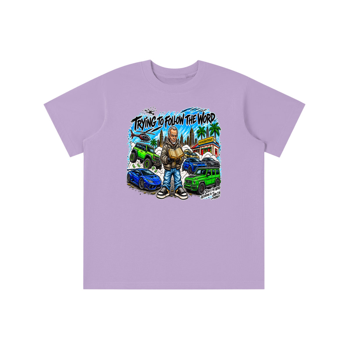 TRYING TO FOLLOW THE WORD youth T-shirt