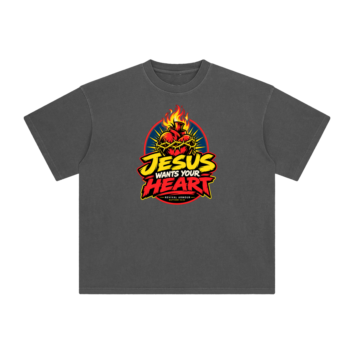 JESUS WANTS YOUR HEART - REVIVAL ARMOUR -  T-Shirt