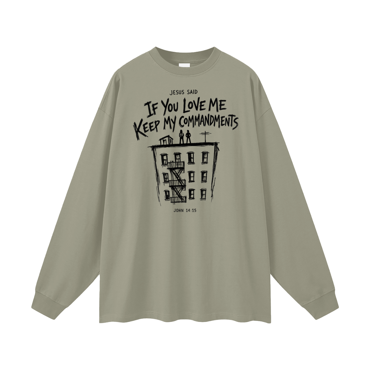JOHN 14:15 NIV Long Sleeve T-Shirt