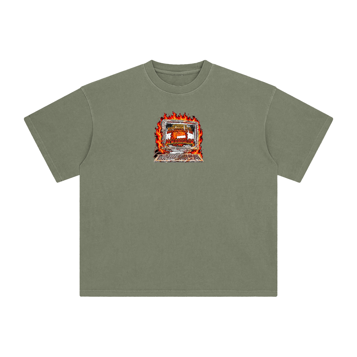 ACCORDING TO REVELATION 22:15, DOGS DON'T GO TO THE NEW JERUSALEM T-Shirt
