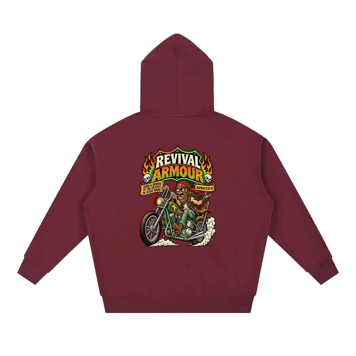REVIVAL ARMOUR SEND A DEMON TO THE DESERT IN JESUS NAME [MATTHEW 12:43-45] Hoodie