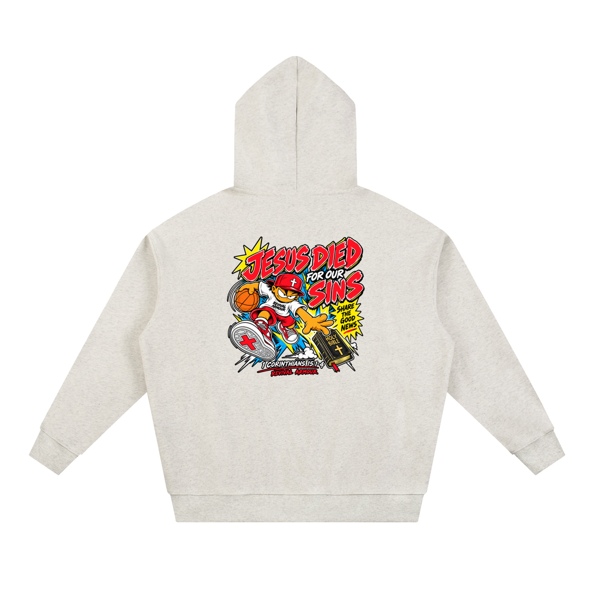 REVIVAL EST. 2026 ARMOUR JESUS DIED FOR OUR SINS Hoodie