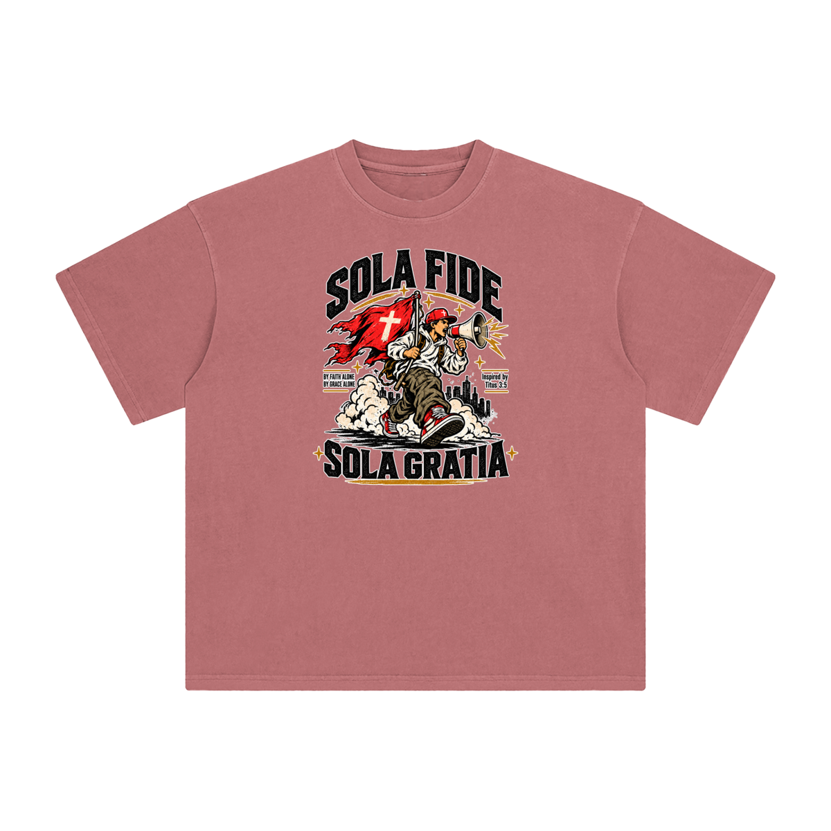 "Sola Fide / Sola Gratia" – Latin for "Faith Alone / Grace Alone." T-Shirt
