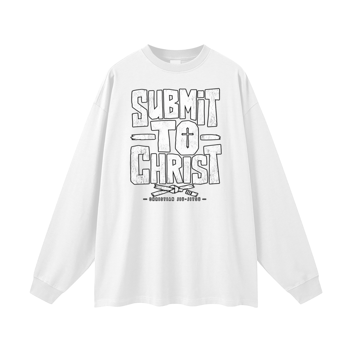 SUBMIT TO CHRIST CHRISTIAN JIU-JITSU Long Sleeve T-Shirt