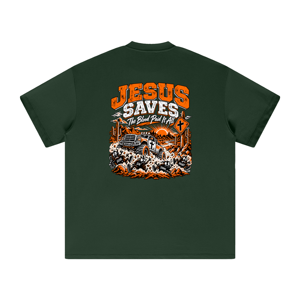 JESUS DIED FOR FOR OUR SINS THAT'S THE GOOD NEWS 1 CORTHIANS 15:1-4 JESUS SAVES THE BLOOD PAID IT ALL T-Shirt