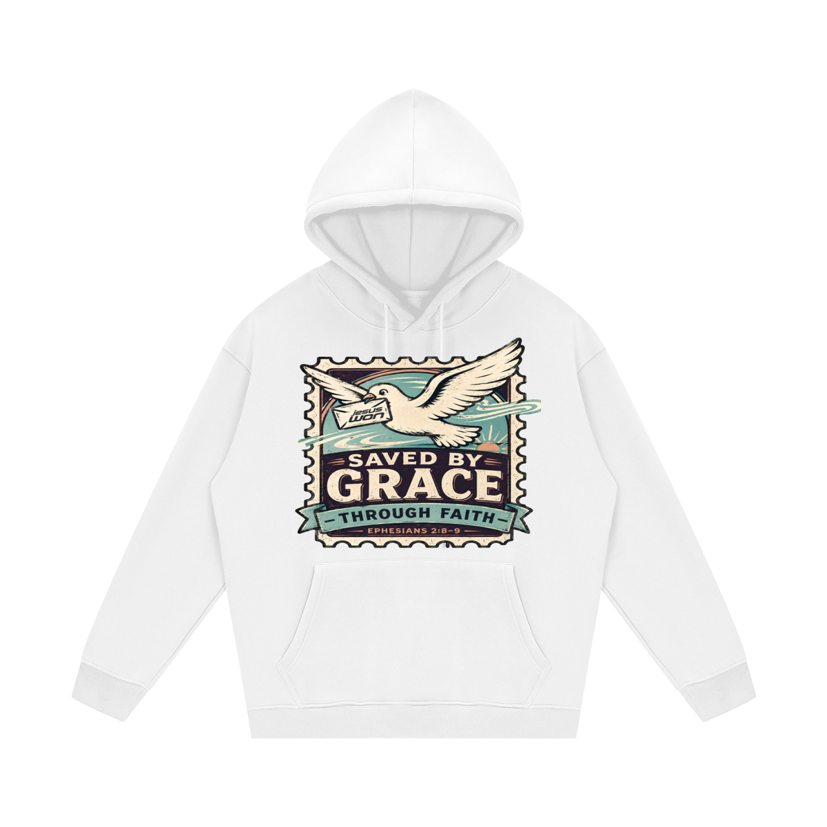 Saved by Grace through faith Hoodie