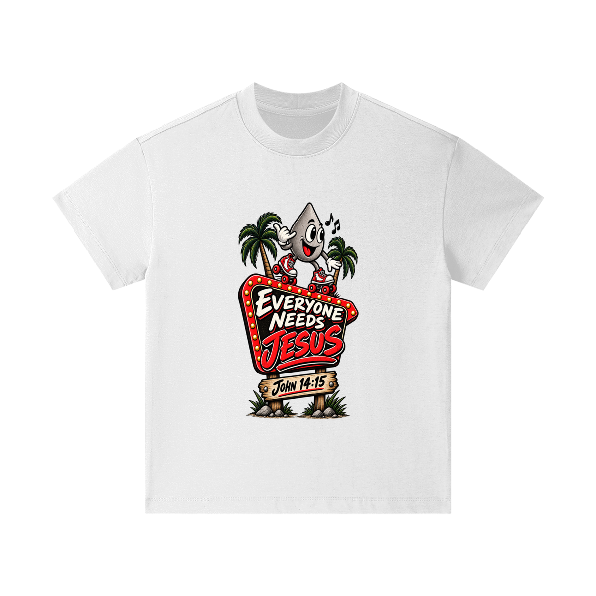 EVERYONE NEEDS JESUS . JOHN 14:15. Kids T-Shirt