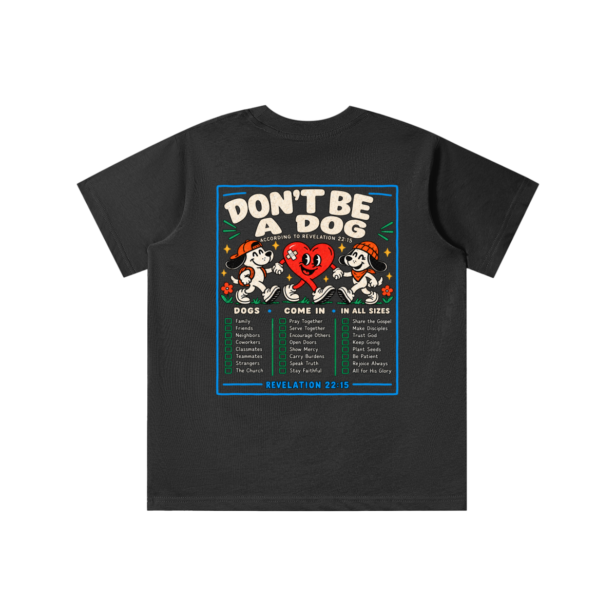 CAST ALL YOUR BURDENS TO JESUS ACCORDING TO Matthew 11:28–30 THO youth T-shirt