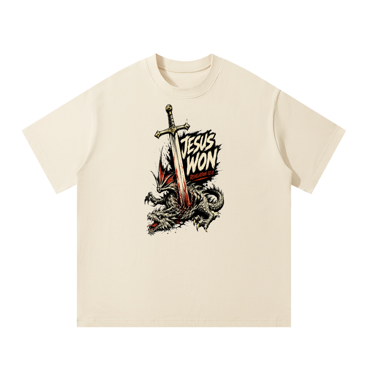 Jesus Won Revelation 12:11 T-Shirt