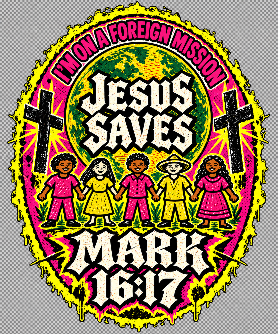 Only the blood of Jesus saves youth T-shirt