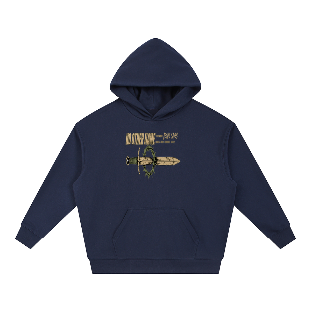 NO OTHER NAME REVIVAL ARMOUR JESUS SAVES SALVATION IS FOUND IN JESUS CHRIST ACTS 4:12 Hoodie