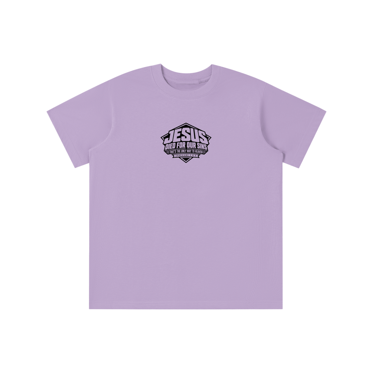 JESUS DIED FOR OUR SINS THAT'S THE ONLY WAY TO HEAVEN (EPHESIANS 2:8-9) youth T-shirt