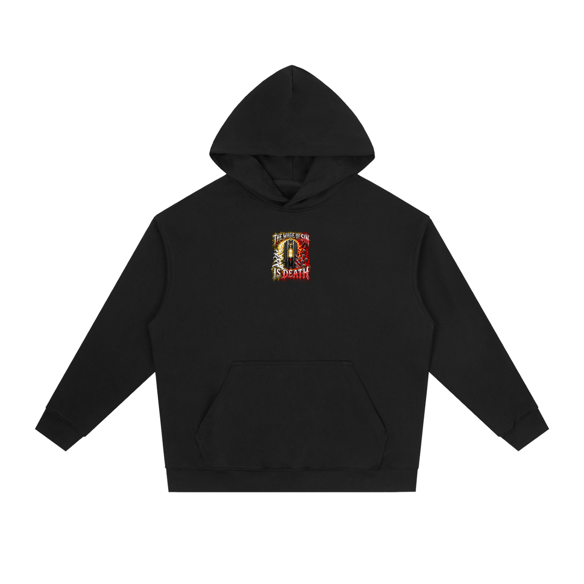 THE WAGE OF SIN IS DEATH WORKOUT YOUR SALVATION WITH FEAR & TREMBLING Hoodie