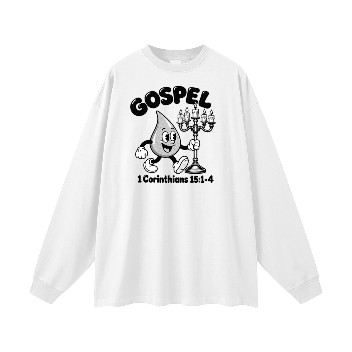 GOSPEL 1 Corinthians 15:1-4 Long Sleeve T-Shirt
