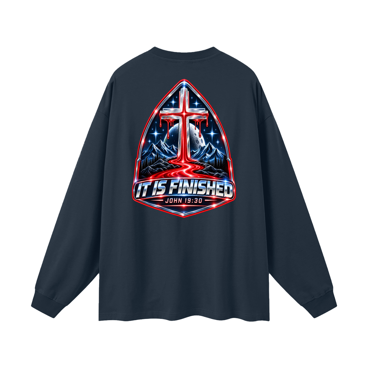 REDEMPTION THROUGH THE BLOOD OF JESUS Long Sleeve T-Shirt