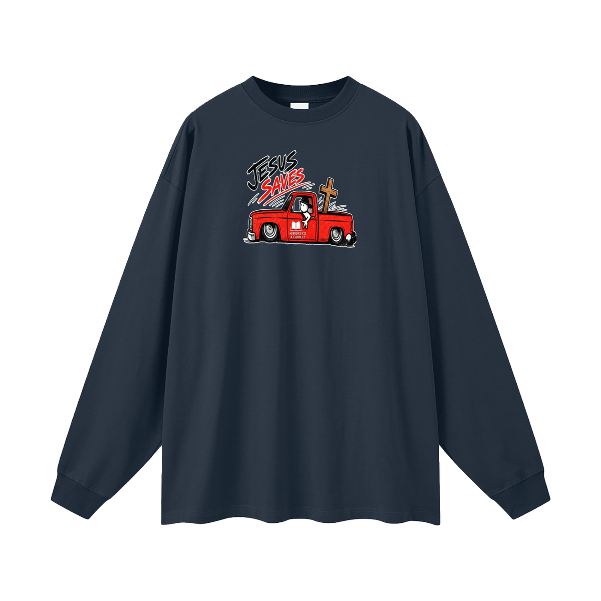 Oversized Unisex Long Sleeve T-Shirt