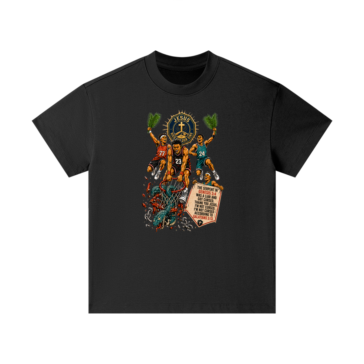 THE SERPENT IN GENESIS 3:4 WAS A LIAR AND GOT CURSED. THANK YOU JESUS. I'M NOT CURSED. I'M NOT CURSED ACCORDING TO GALATIANS 3:13. Kids T-Shirt