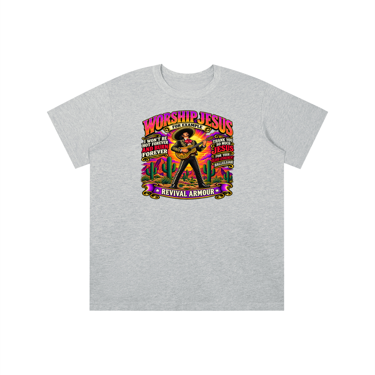 WORSHIP JESUS revival armour youth T-shirt