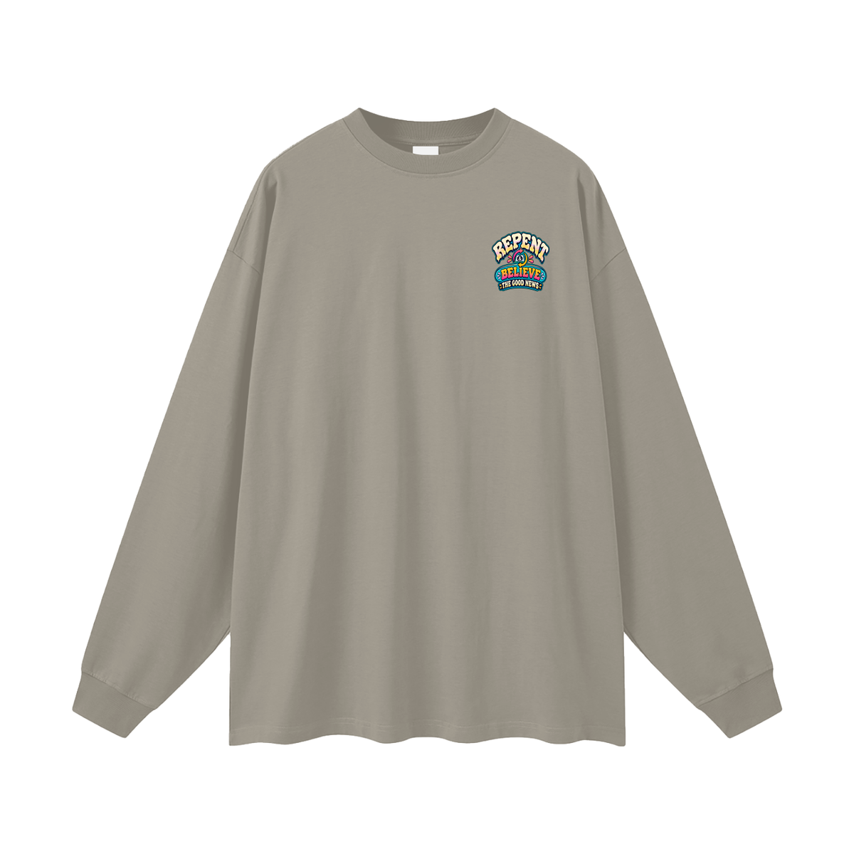 DON'T PANIC HISPANIC JESUS DIED FOR OUR SINS . 1 CORTHIANS 15:1-4 Long Sleeve T-Shirt