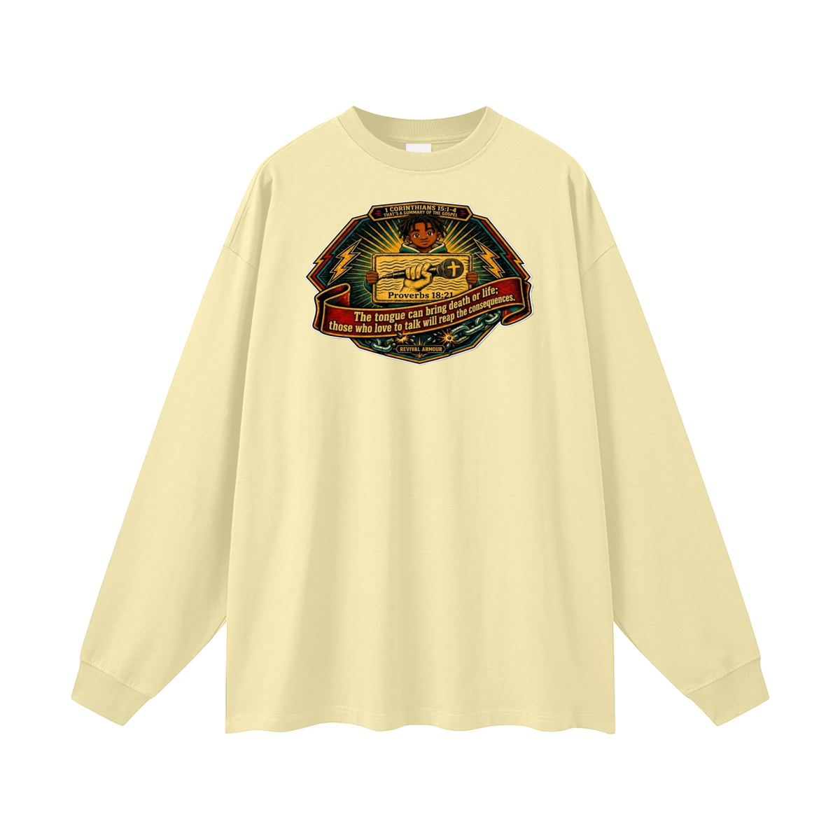 Oversized Unisex Long Sleeve T-Shirt