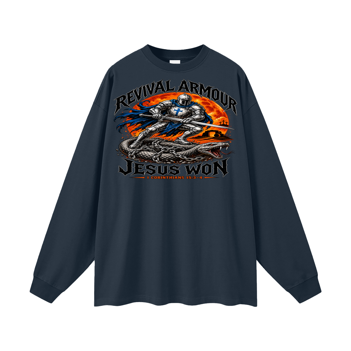 Revival Armour Jesus Won Long Sleeve T-Shirt