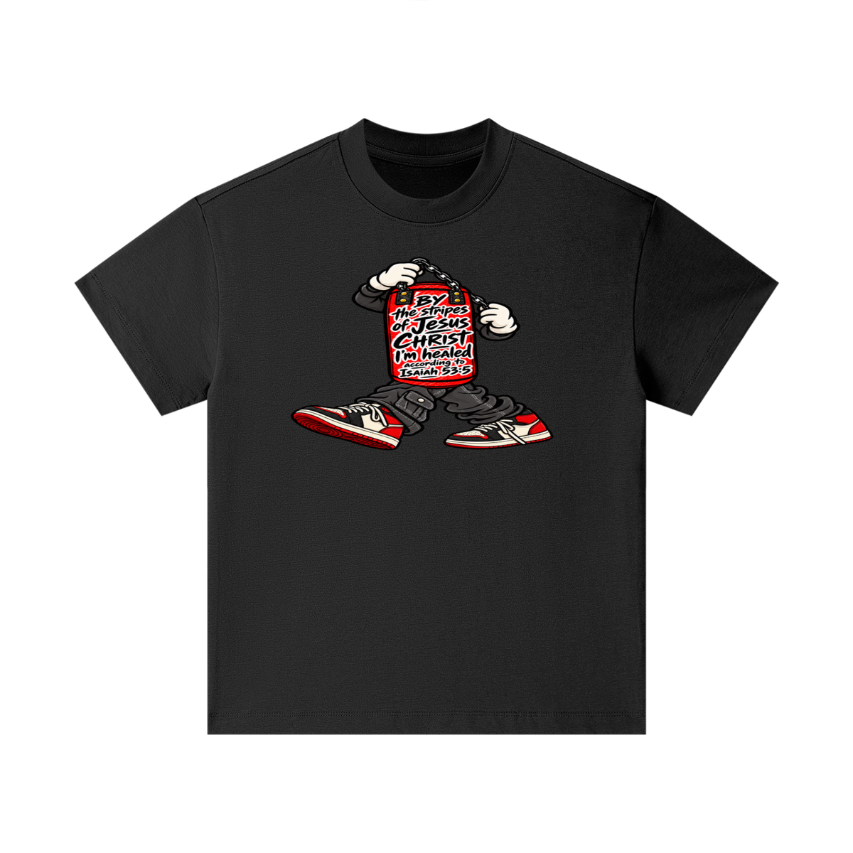 BY the stripes of Jesus CHRIST I'm heAled According to Isaiah 53:5 Kids T-Shirt