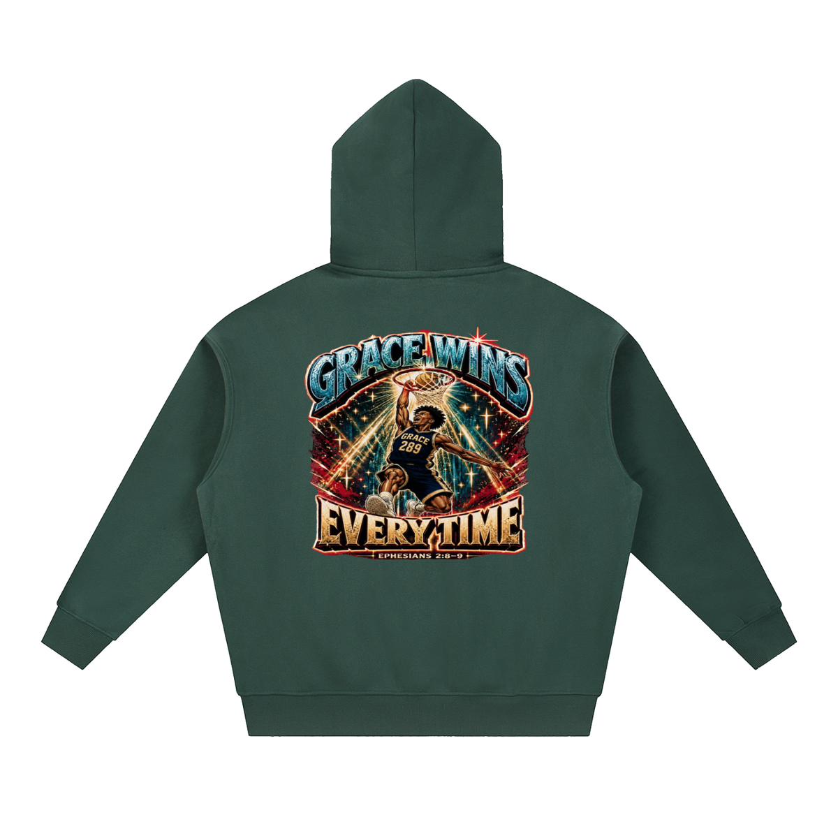 JESUS IS AWESOME GRACE WINS GRACE 289 EVERYTIME EPHESIANS 2:8-9 Hoodie