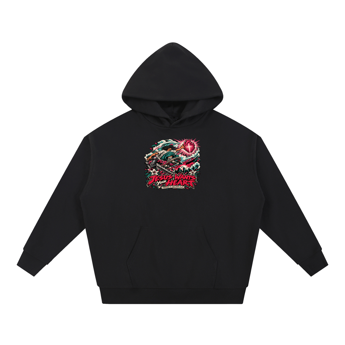JESUS WANTS YOUR HEART INSPIRED BY MATTHEW 16:25 Hoodie