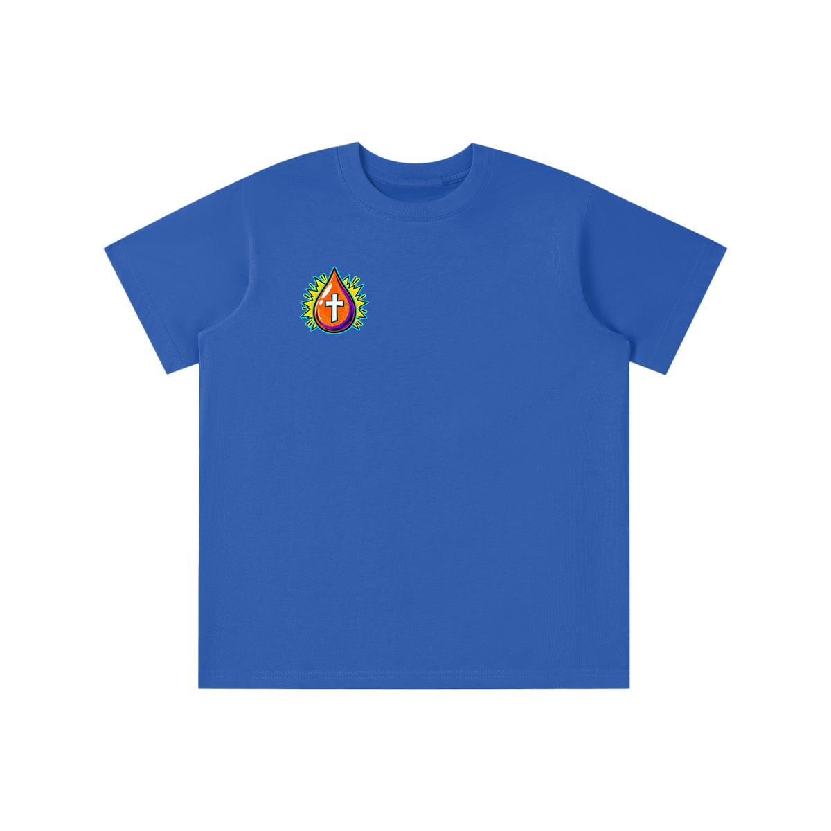 JESUS DIED ONCE BACKED UP BY Romans 6:9-10 youth T-shirt
