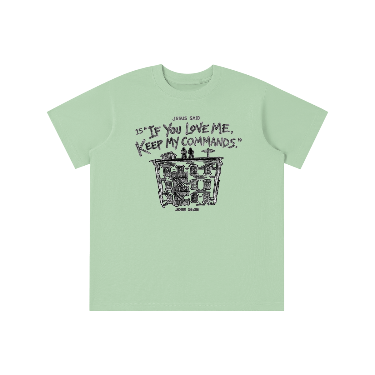 JOHN 14:15 NIV youth T-shirt