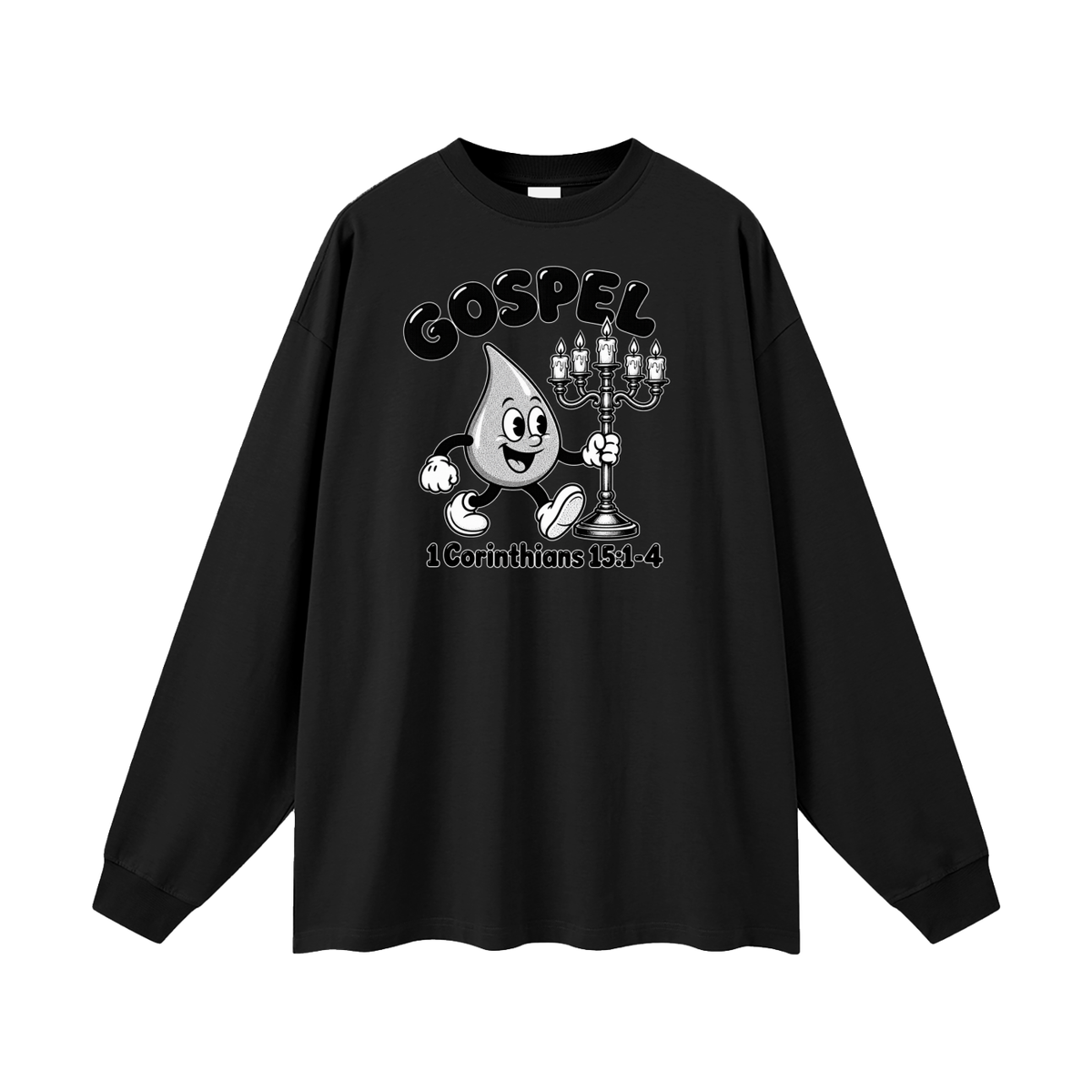 GOSPEL 1 Corinthians 15:1-4 Long Sleeve T-Shirt