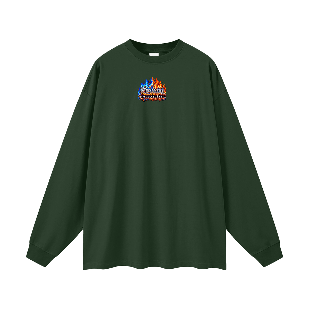 JESUS CAME TO SET THE WORLD ON FIRE AND WISHED IT WAS ALREADY BURNING ACCORDING TO LUKE 12:49 REVIVAL ARMOUR Long Sleeve T-Shirt