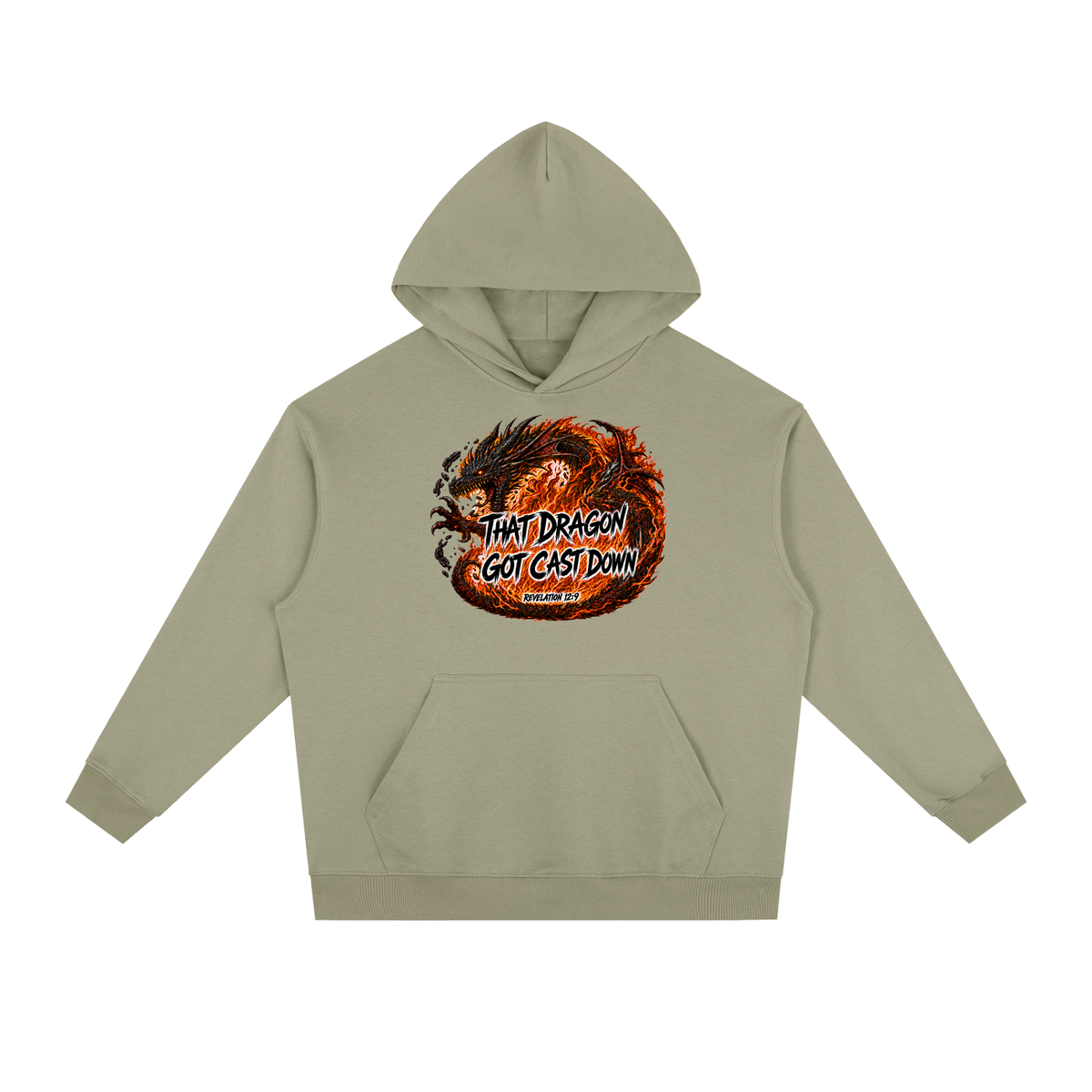 That dragon got cast down Hoodie