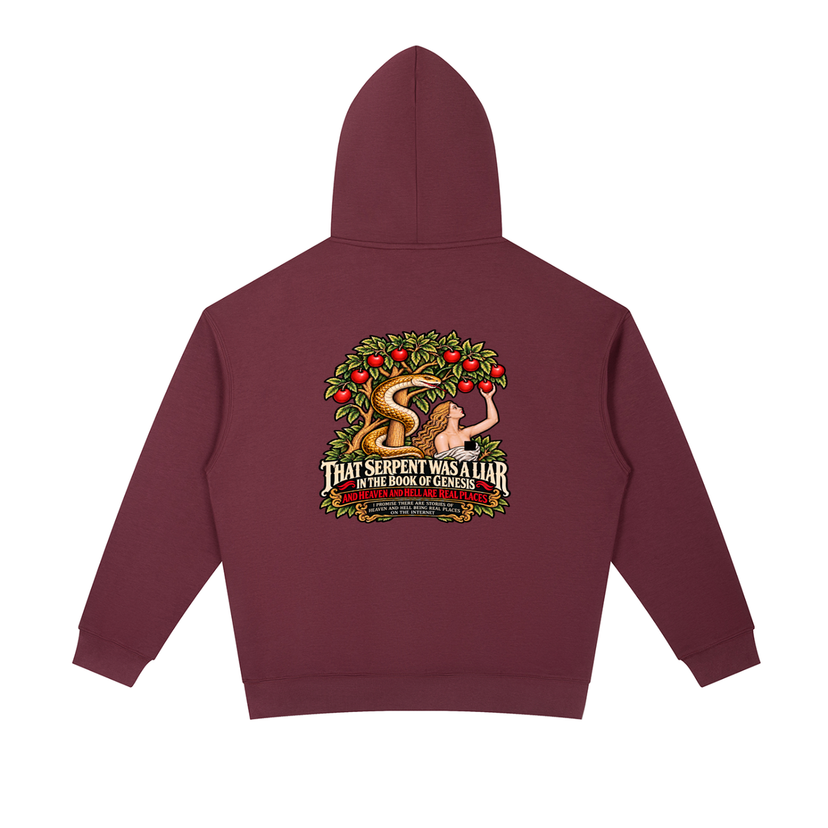 REVIVAL ARMOUR THAT SERENT WAS A LIAR IN THE BOOK OF GENESIS AND HEAVEN AND HELL ARE REAL PLACES I PROMISE THESE ARE STORIES OF HEAVEN AND HELL BEING REAL PLACES ON THE INTERNET Hoodie