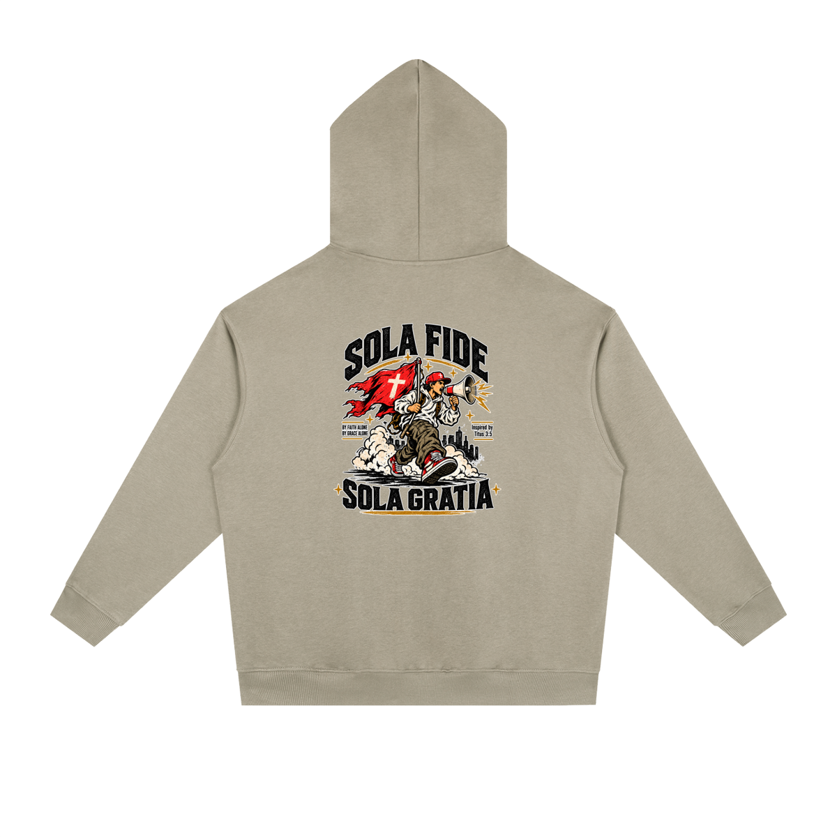"Sola Fide / Sola Gratia" – Latin for "Faith Alone / Grace Alone." Hoodie