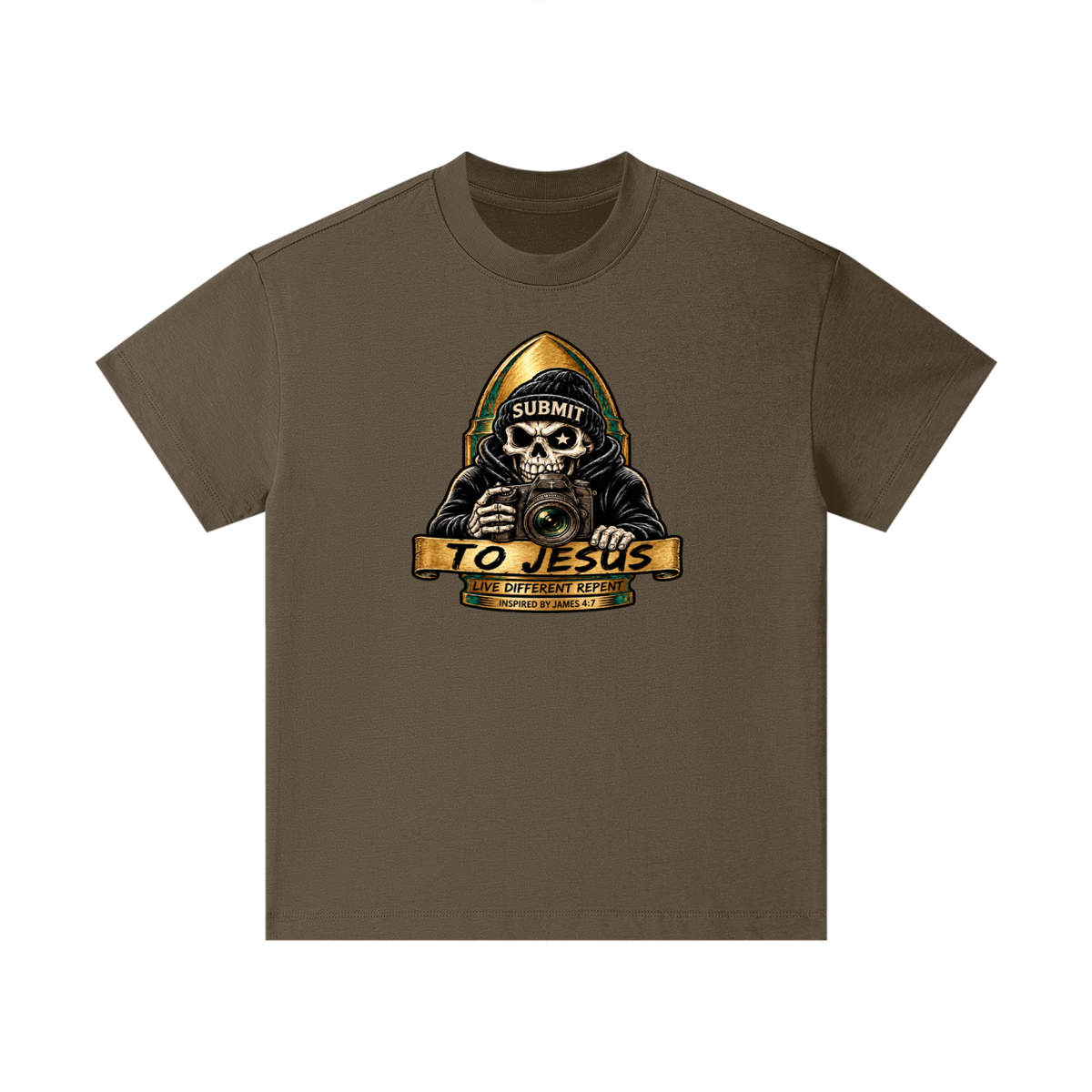 SUBMIT TO JESUS LIVE DIFFERENT REPENT INSPIRED BY JAMES 4:7 Kids T-Shirt