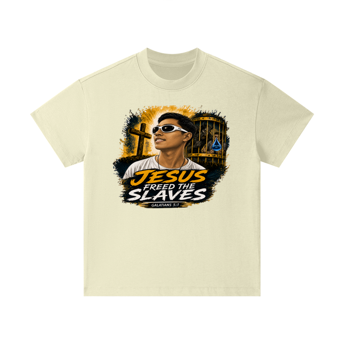 Jesus freed the slaves Kids T-Shirt