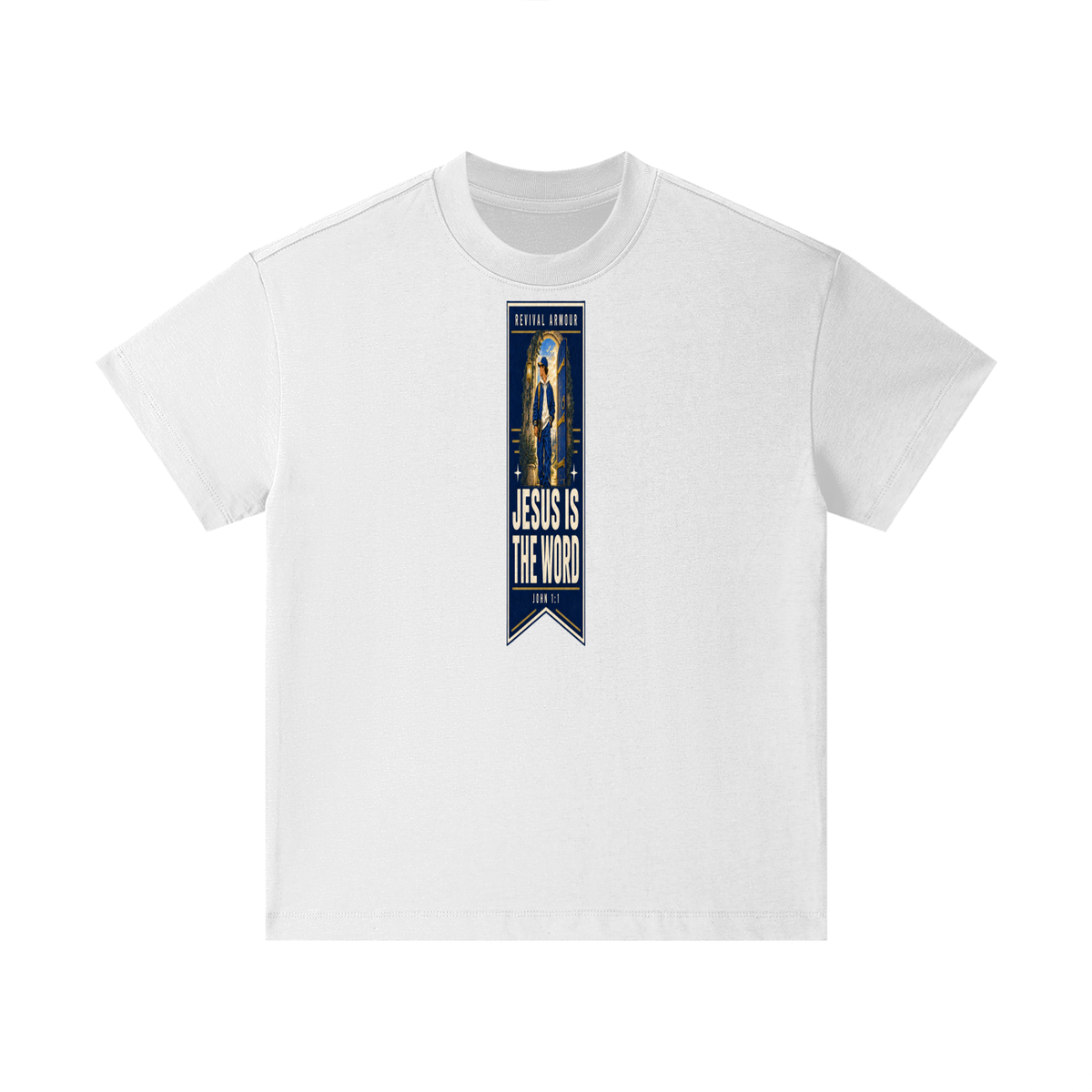 REVIVAL ARMOUR JESUS IS THE WORD _ JOHN 1:1 kids T-Shirt