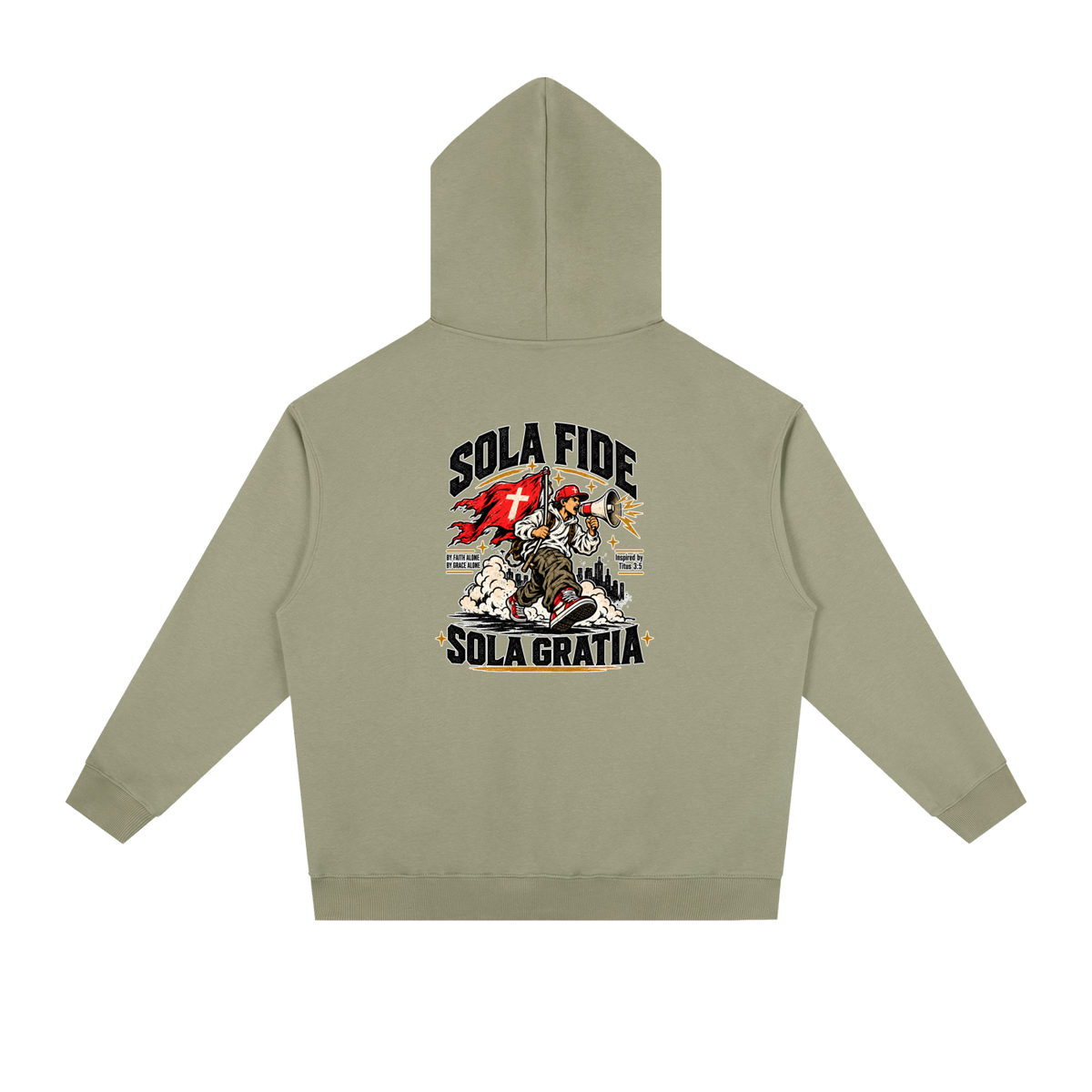 "Sola Fide / Sola Gratia" – Latin for "Faith Alone / Grace Alone." Hoodie